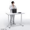 ERD-WDKM12060W 電動昇降作業台(天板:メラミン化粧板・W1200×D600×H634~1284mm) ERD-WDKM12060W / 電動昇降作業台(天板:メラミン化粧板・W1200×D600×H634~1284mm)