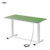 ERD-WDKP12060G / 電動昇降作業台（天板：塩ビシート・グリーン・W1200×D600×H634～1284mm）