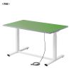 ERD-WDKP12075G / 電動昇降作業台（天板：塩ビシート・グリーン・W1200×D750×H634～1284mm）