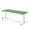 ERD-WDKP18075G 電動昇降作業台(天板:塩ビシート・グリーン・W1800×D750×H634~1284mm) ERD-WDKP18075G / 電動昇降作業台(天板:塩ビシート・グリーン・W1800×D750×H634~1284mm)