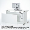 EWD-10060W パーソナルデスク(ホワイト/W1000×D600mm) EWD-10060W / パーソナルデスク(ホワイト/W1000×D600mm)