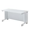 EWD-14070W パーソナルデスク(ホワイト/W1400×D700mm) EWD-14070W / パーソナルデスク(ホワイト/W1400×D700mm)