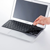 FA-MAC3BK ノート用シリコンキーボードカバー(ブラック) FA-MAC3BK / ノート用シリコンキーボードカバー(ブラック)