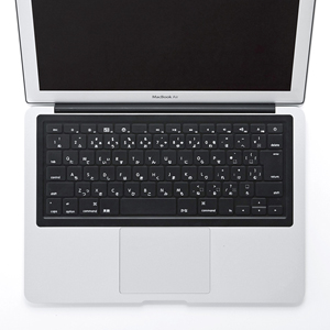 FA-MAC4BK / ノート用シリコンキーボードカバー(ブラック)