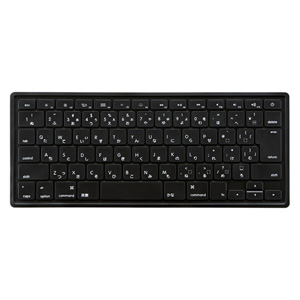 FA-MAC6BK / ノート用シリコンキーボードカバー(ブラック)