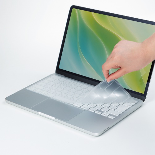FA-SMACBNEO / MacBook Neo 13.0インチ用シリコンキーボードカバー