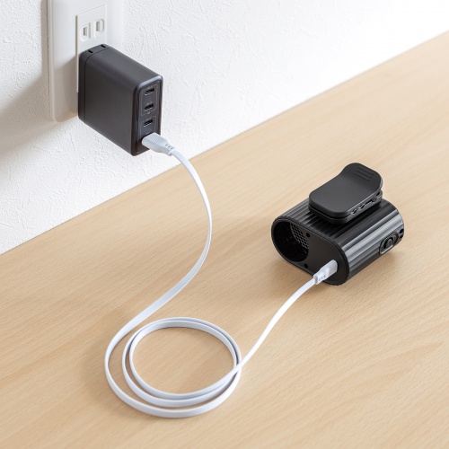 FAN-USB2BK / 2WAY腰掛けベルトファン(半固体電池内蔵)