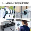FAN-USB2BK 2WAY腰掛けベルトファン(半固体電池内蔵) FAN-USB2BK / 2WAY腰掛けベルトファン(半固体電池内蔵)
