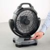 FAN-W1BK / 大型作業用ファン（充電式・自動首振り機能付き）