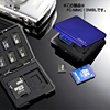FC-MMC13MR / SDカード・microSDカードケース（マットメッキレッド）