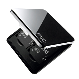 FC-MMC13SV / SDカード・microSDカードケース（メッキシルバー）