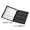 FC-MMC15CF / DVDトールケース型メモリーカード管理ケース（CF用）