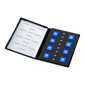 FC-MMC15SDM / DVDトールケース型メモリーカード管理ケース(SD・microSD用)