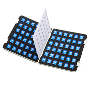 FC-MMC22SD / メモリーカードファイルケース(SDカード用・両面収納タイプ・72枚収納)