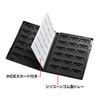 FC-MMC25SDM DVDトールケース型メモリーカード管理ケース(SDカード、microSDカード用) FC-MMC25SDM / DVDトールケース型メモリーカード管理ケース(SDカード、microSDカード用)