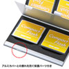 FC-MMC5CFN2 アルミメモリーカードケース(CFカード用・両面収納タイプ) FC-MMC5CFN2 / アルミメモリーカードケース(CFカード用・両面収納タイプ)