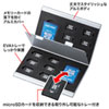 FC-MMC5MICN2 アルミメモリーカードケース(microSDカード用・両面収納タイプ) FC-MMC5MICN2 / アルミメモリーカードケース(microSDカード用・両面収納タイプ)
