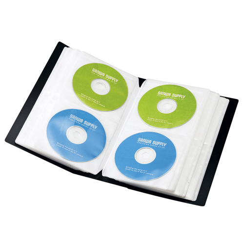 FCD-12004BK / DVD・CDファイルケース(ブラック）