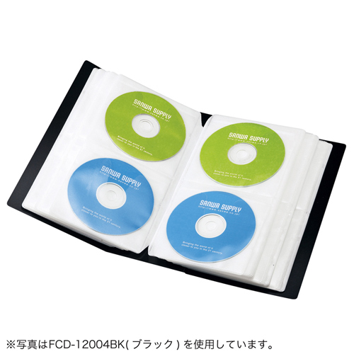 FCD-12004C / DVD・CDファイルケース(クリア）