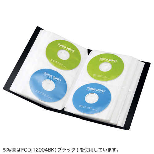 FCD-12004WH / DVD・CDファイルケース(ホワイト）