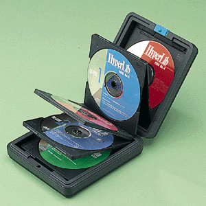 FCD-13HD【CD-ROMケース】頑丈な外面ハードタイプ。軽くて持ち運び