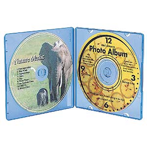 FCD-21BL / CD・DVDケース（ブルー）