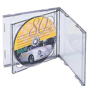 FCD-22BK / CD・DVDケース（ブラック）