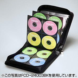 FCD-24003GY / DVD・CDケース（グレー）