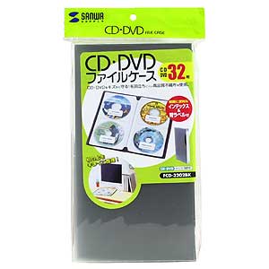 FCD-3202BK / CD・DVDファイル（ブラック）