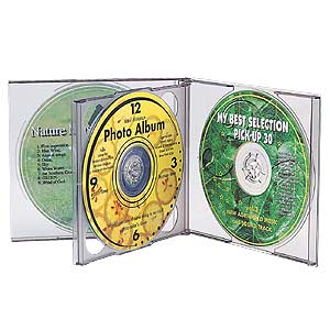 FCD-41BK / CD・DVDケース(ブラック)