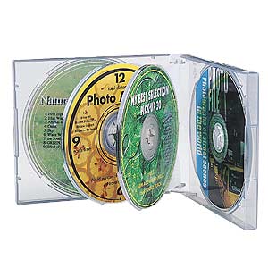 FCD-61BK / CD・DVDケース(ブラック)