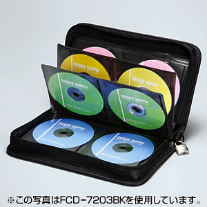 FCD-7203GY / DVD・CDケース（グレー）
