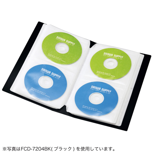 FCD-7204C / DVD・CDファイルケース(クリア）