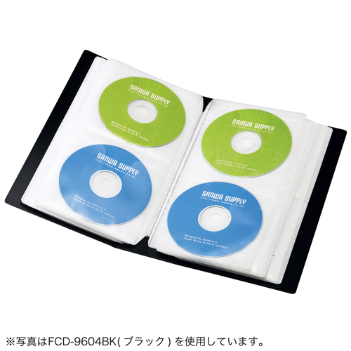 FCD-9604WH / DVD・CDファイルケース(ホワイト）