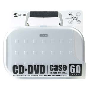 FCD-CB60SV / CD・DVDケース（シルバー）