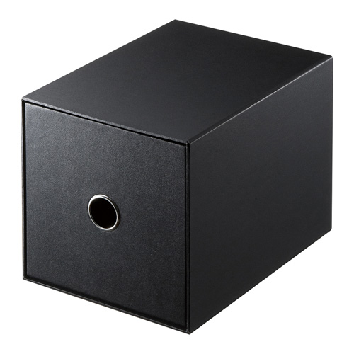 FCD-DR11BK / 引き出し式収納BOX(ブラック）