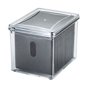 FCD-FBOX14CL / ブルーレイディスク対応アクリルボックスケース(100枚収納)