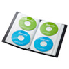 FCD-FL72BK / DVD・CDファイルケース（72枚収納・ブラック）