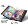 FCD-FLBD32BBK CDジャケット収納対応ディスクファイルケース(32枚+32冊収納・ブラック) FCD-FLBD32BBK / CDジャケット収納対応ディスクファイルケース(32枚+32冊収納・ブラック)