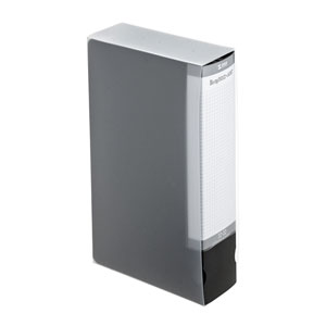 FCD-FLBD32BBK / CDジャケット収納対応ディスクファイルケース(32枚+32冊収納・ブラック)