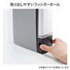 FCD-FLBD32BCL CDジャケット収納対応ディスクファイルケース(32枚+32冊収納・クリア) FCD-FLBD32BCL / CDジャケット収納対応ディスクファイルケース(32枚+32冊収納・クリア)