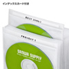 FCD-FN50WN / DVD・CD不織布ケース（50枚入り・ホワイト）