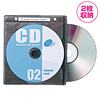 FCD-FR50BK / CD・DVD用不織布ケース（50枚セット・ブラック）