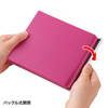 FCD-JKBD8P ブルーレイディスク対応ポータブルハードケース(8枚収納・ピンク) FCD-JKBD8P / ブルーレイディスク対応ポータブルハードケース(8枚収納・ピンク)