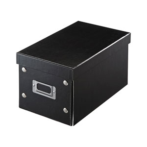 FCD-MT3BKN / 組み立て式CD BOX(ブラック・W165mm)