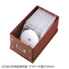 FCD-MT3BR 組み立て式CD BOX(ブラウン) FCD-MT3BR / 組み立て式CD BOX(ブラウン)