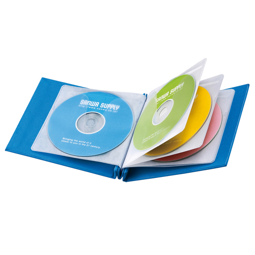 FCD-NU10BL / DVD・CDファイルケース（ブルー）