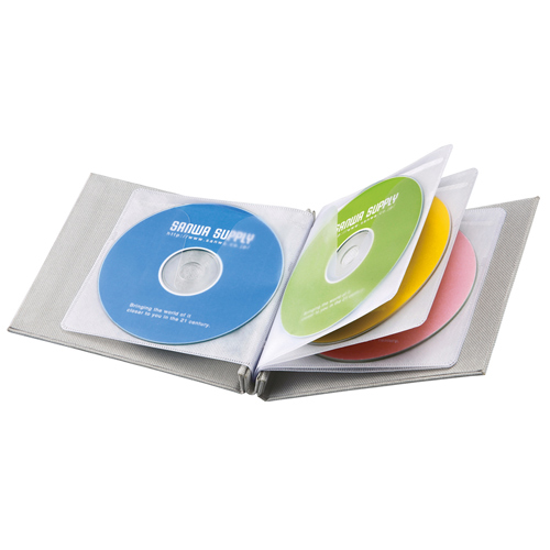 FCD-NU10GY / DVD・CDファイルケース（グレー）
