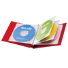 FCD-NU10R / DVD・CDファイルケース（レッド）