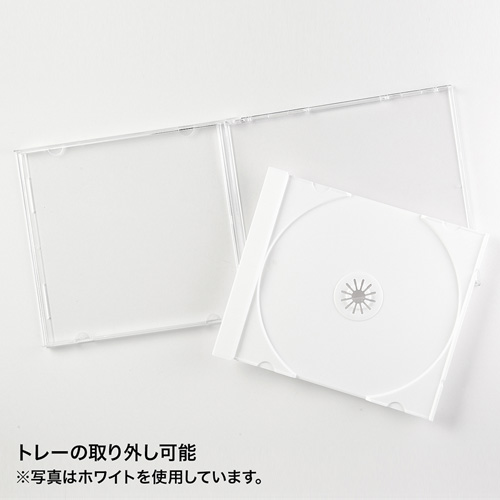 FCD-PN10BK / DVD・CDケース（10枚セット・ブラック）